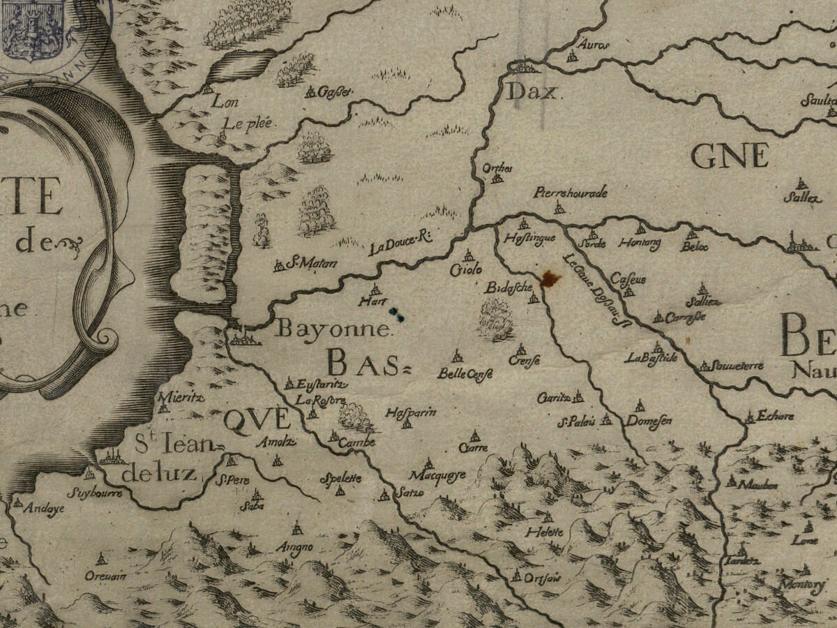 1631 - Carte generale de Guyenne / [Tassin]