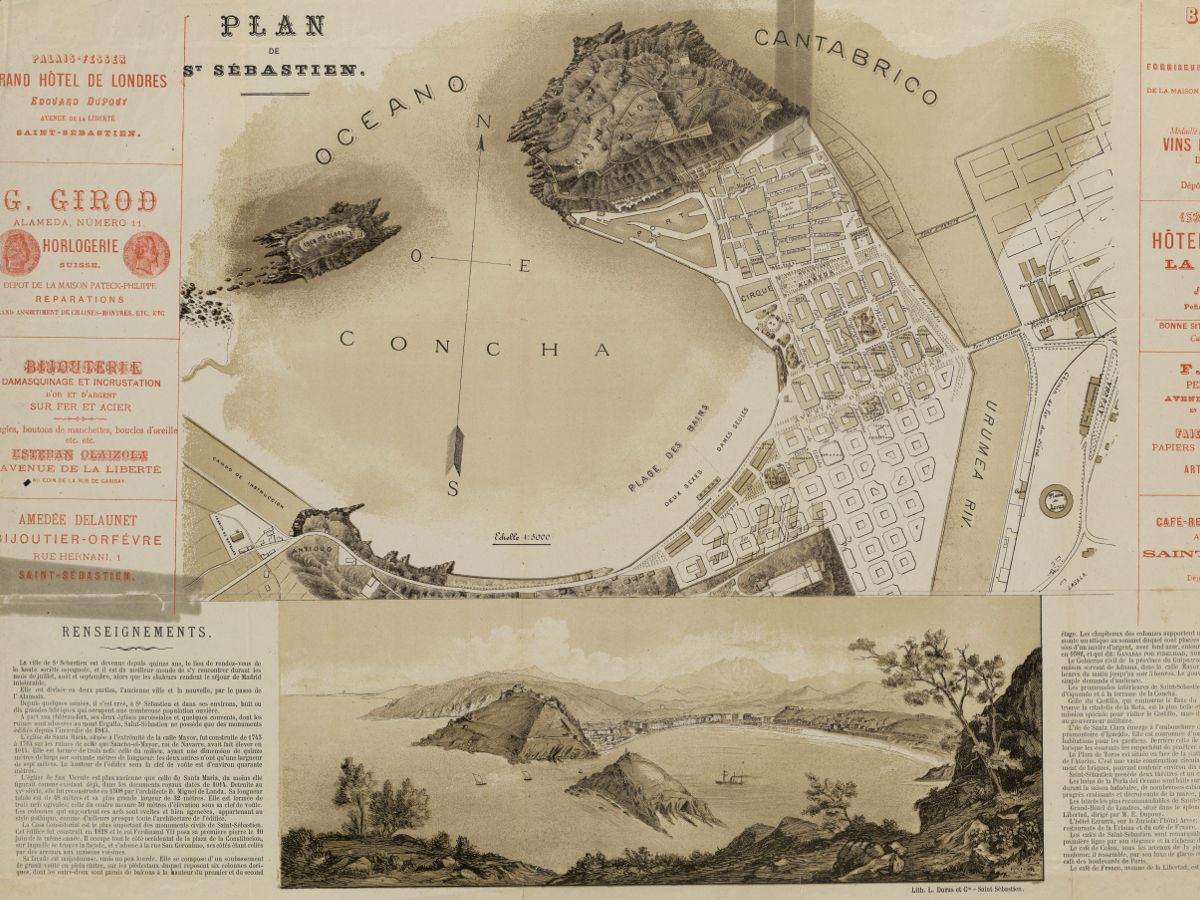 1875 - Plan de St-Sébastien